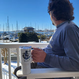 'Poseidon I'd Rather Be Surfing' Stainless Steel Travel Mug