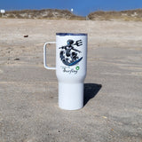 'Poseidon I'd Rather Be Surfing' Stainless Steel Travel Mug