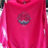 'Seas The Day / Anchor' Unisex Sweatshirt