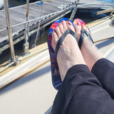 'Pink Solitude / Surreal' Flip-Flops – Ocean-Inspired Style