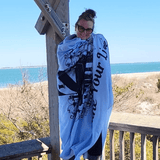 'Shine Your Light' Lighthouse Throw Blanket