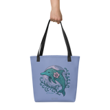 'Dolphin Dream' Tote Bag - Ocean-Inspired Style