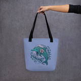 'Dolphin Dream' Tote Bag - Ocean-Inspired Style