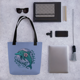 'Dolphin Dream' Tote Bag - Ocean-Inspired Style