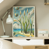 'Beach Grass / Surrreal' Canvas Wall Art