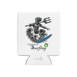 'Poseidon I'd Rather Be Surfing' Can Cooler β Ocean-Inspired Style