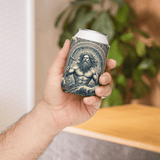 'Poseidon Blue' Can Cooler – Ocean-Inspired Style