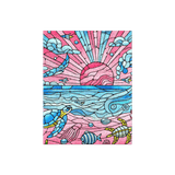 Stained Glass Pink Sand Beach Puzzle 252 pieces