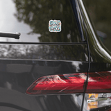 'Seas The Day / Shell' Bubble-free Stickers - Waterproof & Bold