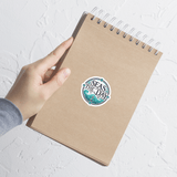 'Seas The Day / Anchor' Bubble-free Sticker β Waterproof & Bold