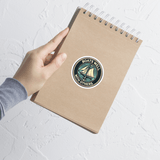 'Boats Well With Others / Sail' Bubble-free Sticker β Waterproof & Bold
