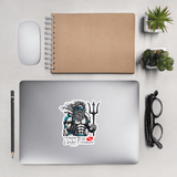 'Poseidon I'd Rather Be Under Pressure' Scuba Diving Bubble-free Sticker β Waterproof & Bold
