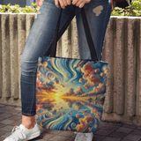 'Bahamas Sunset / Surreal' Tote Bag – Ocean-Inspired Style