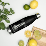 'Be The Light' Lighthouse Black Stainless Steel Bottle