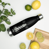 'Shine' Lighthouse Black Stainless Steel Bottle