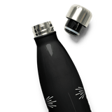 'Shine' Lighthouse Black Stainless Steel Bottle