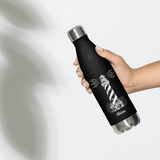 'Shine' Lighthouse Black Stainless Steel Bottle