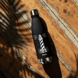 'Shine' Lighthouse Black Stainless Steel Bottle