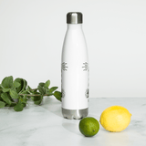 'Shine' Lighthouse White Stainless Steel Bottle