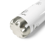 'Shine Your Light' Lighthouse White Stainless Steel Bottle
