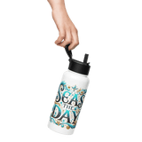 'Seas The Day / Shell' Stainless Steel Water Bottle