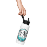 'Seas The Day / Anchor' Stainless Steel Water Bottle