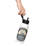 'Boats Well With Others / Trawler' Stainless Steel Water Bottle