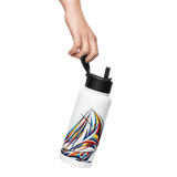 'Sailing In Color' Stainless Steel Water Bottle