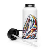 'Sailing In Color' Stainless Steel Water Bottle