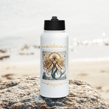 'Sasha' Mermaid Flourish Stainless Steel Water Bottle