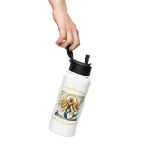 'Sasha' Mermaid Flourish Stainless Steel Water Bottle