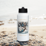 'Morina' Mermaid Flourish Stainless Steel Water Bottle