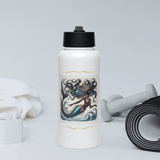'Morina' Mermaid Flourish Stainless Steel Water Bottle