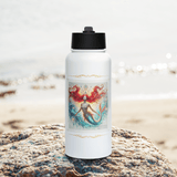 'Luna' Mermaid Flourish Stainless Steel Water Bottle