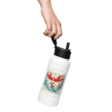 'Luna' Mermaid Flourish Stainless Steel Water Bottle