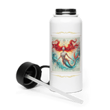 'Luna' Mermaid Flourish Stainless Steel Water Bottle
