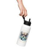 'Natasha' Mermaid Flourish Stainless Steel Water Bottle