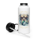 'Natasha' Mermaid Flourish Stainless Steel Water Bottle