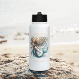 'Livia' Mermaid Flourish Stainless Steel Water Bottle
