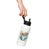 'Livia' Mermaid Flourish Stainless Steel Water Bottle