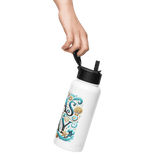 'Seas The Day / Shell' Stainless Steel Water Bottle