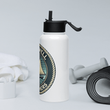 'Boats Well With Others / Sail' Stainless Steel Water Bottle