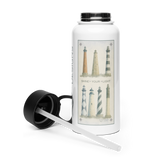 'Shine Your Light' 7 NC Lighthouses Stainless Steel Water Bottle