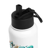 'Seas The Day / Shell' Stainless Steel Water Bottle
