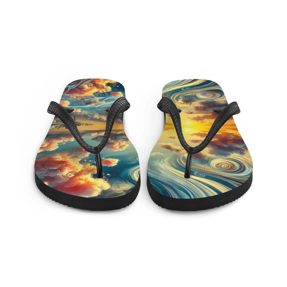 Flip Flops Bahamas Surreal Sunset Front