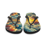 Flip Flops Bahamas Surreal Sunset Front