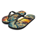 Flip Flops Bahamas Surreal Sunset Front Left
