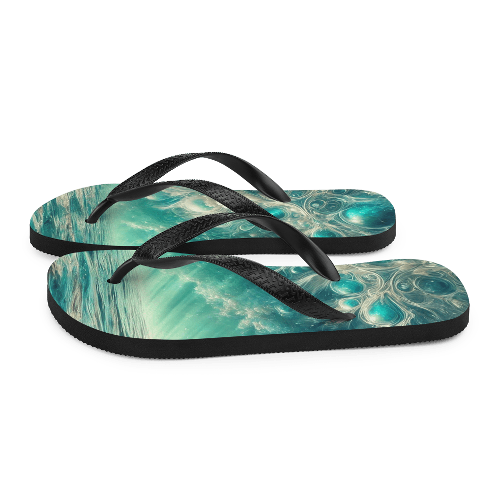 Flip Flops Bahamian Waters Surreal Style 2 Left