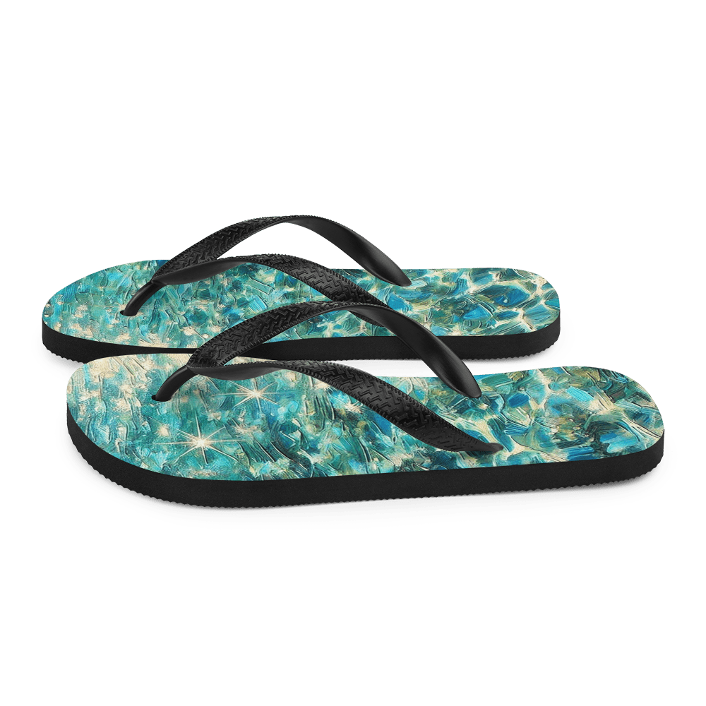 Flip Flops Bahamian Waters Post Impressionistic Left
