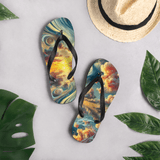 'Bahamas Sunset / Surreal' Flip Flops – Ocean-Inspired Style